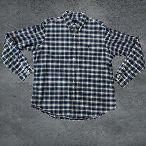 Ralph Lauren Men's Custom Fit Long Sleeve Plaid Shirt Size XL